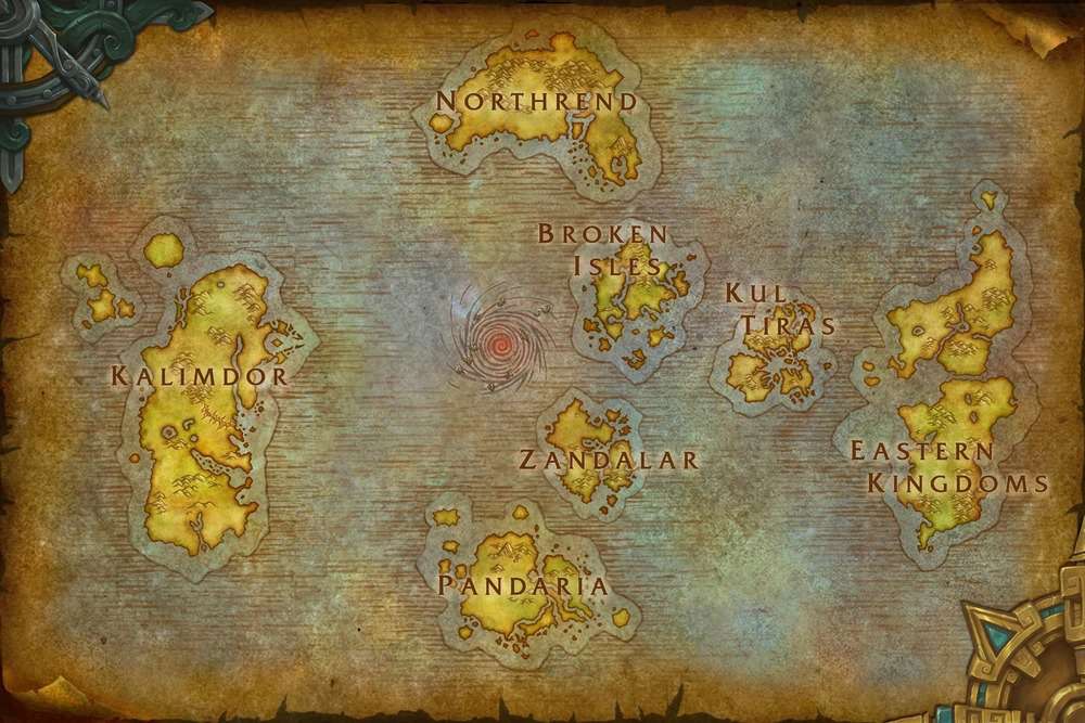 Die neue Worldmap von World of Warcraft Dragonflight