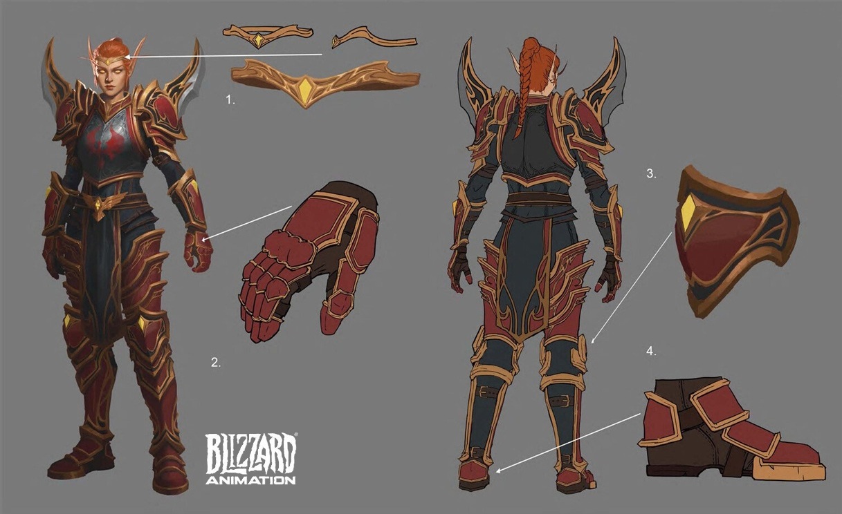 Midnight – Charakterkonzept für Liadrin im Cinematic: Fürbitte