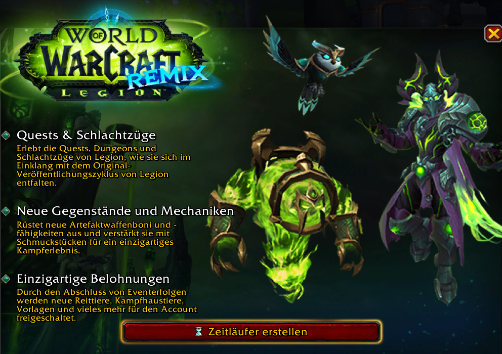 Das ist: Legion-Remix (Lemix) – Übersicht