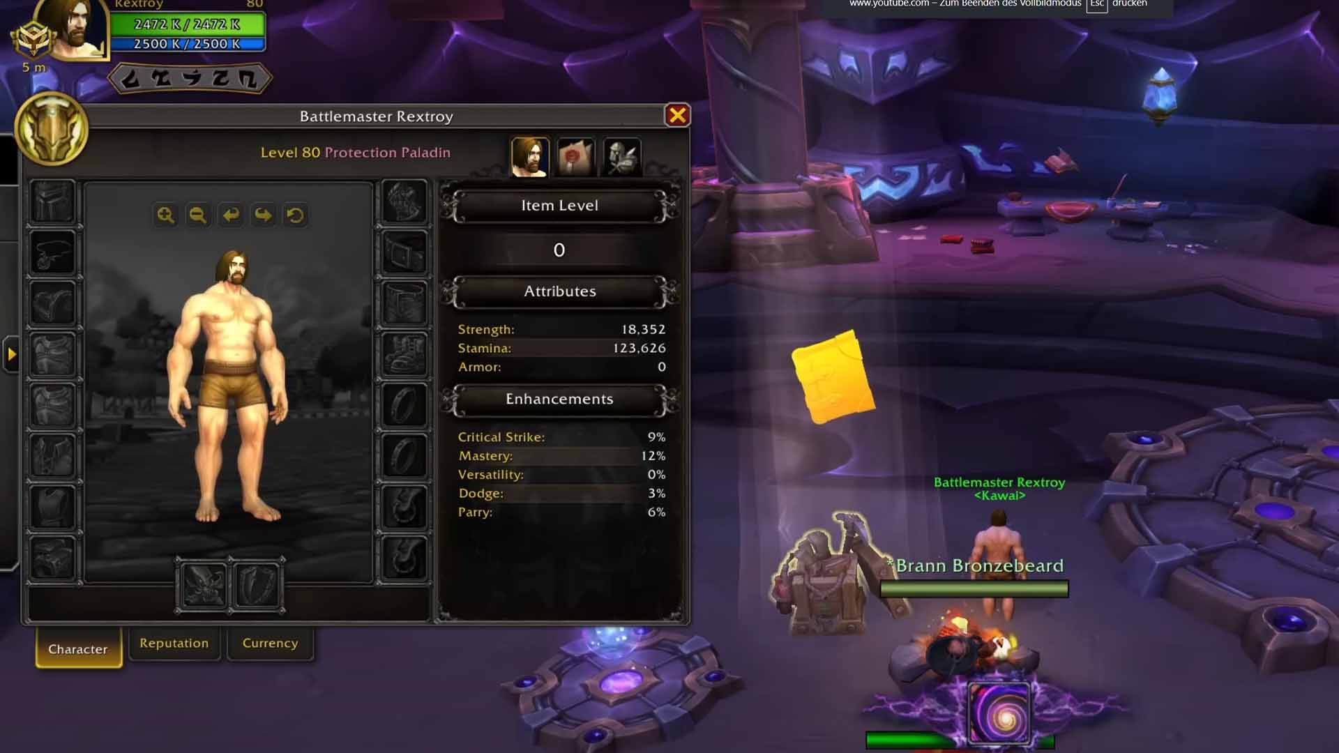 WoW: Rextroy meistert eine Stufe-11-Tiefe komplett ohne Ausrüstung